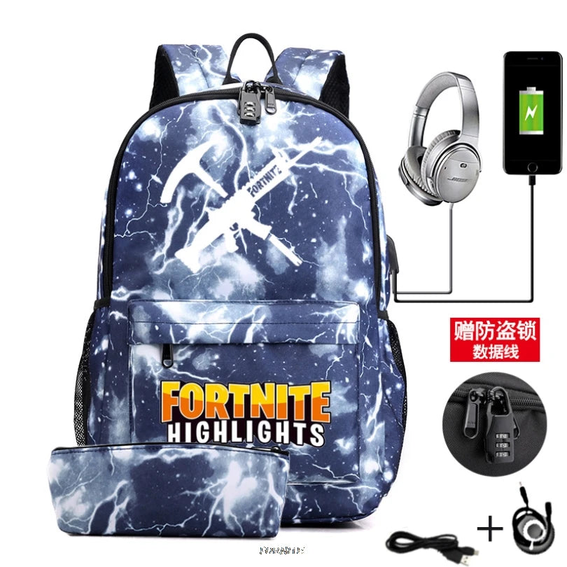 School Backpack Set for Teen Girls - 2 Pack Kids School Bags