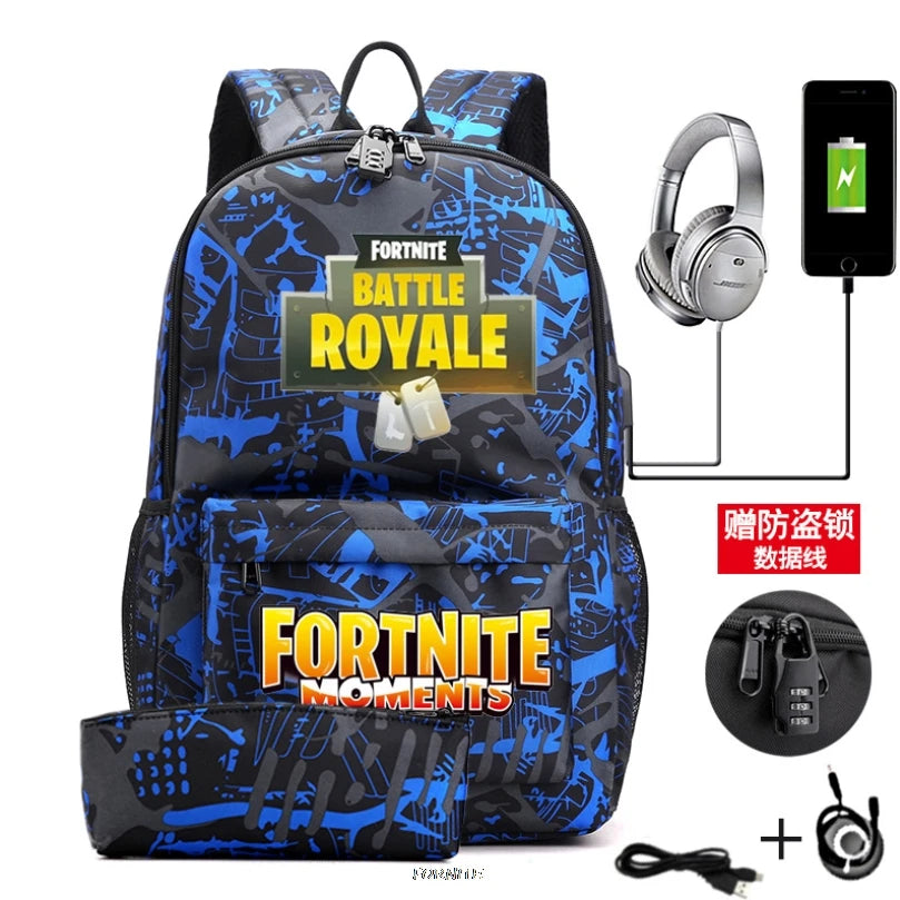 School Backpack Set for Teen Girls - 2 Pack Kids School Bags