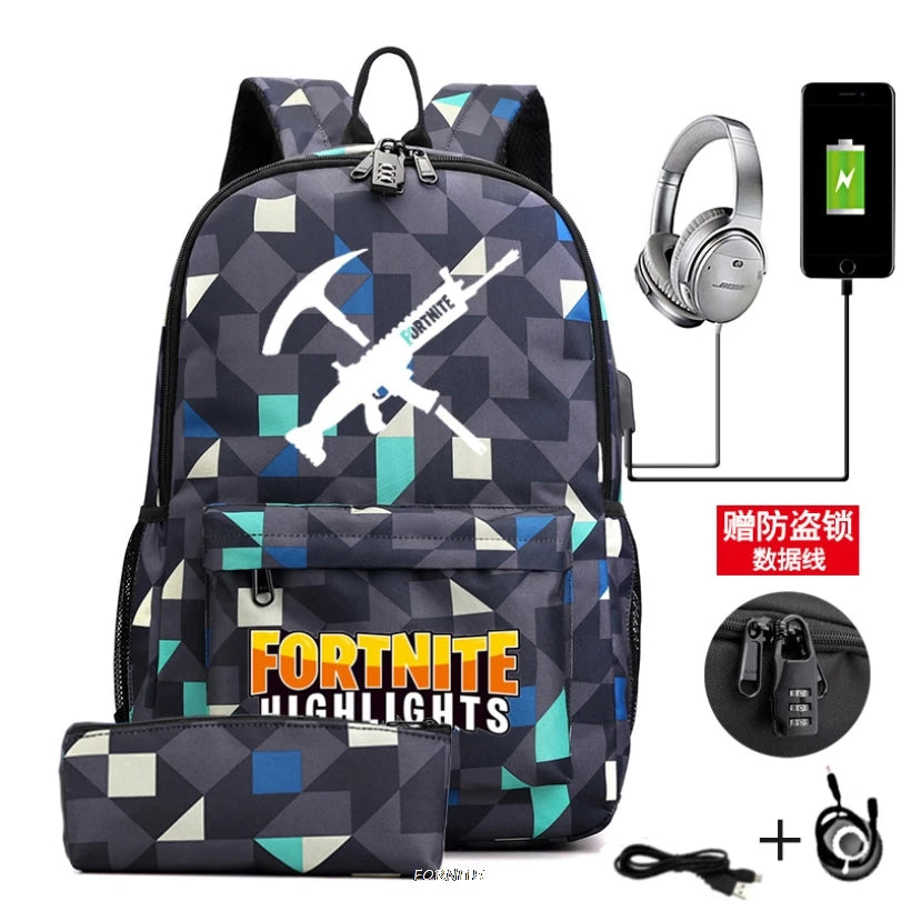 School Backpack Set for Teen Girls - 2 Pack Kids School Bags