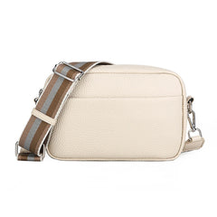 Solid Pu Messenger Bag Women's Single Shoulder Small Square Bag
