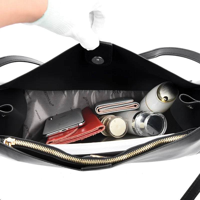 Leather Handbags Crossbody Bags For Women Top-handle Tote Bolsos Mujer