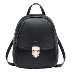 Women Mini Backpack Leather Shoulder School Rucksack Ladies Travel Bag