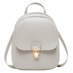 Women Mini Backpack Leather Shoulder School Rucksack Ladies Travel Bag