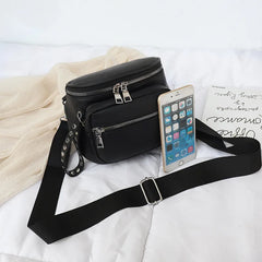 Women Handbags Retro Rivets Pu Leather Crossbody Shoulder Bag Ladies Messenger B