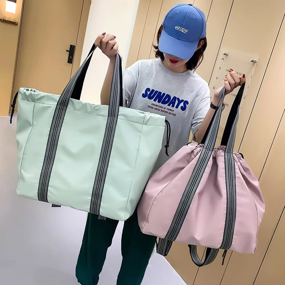 Women Large Handbags Fitness Gym Bag Multifunctional Sports Waterproof