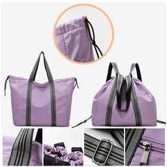 Women Large Handbags Fitness Gym Bag Multifunctional Sports Waterproof