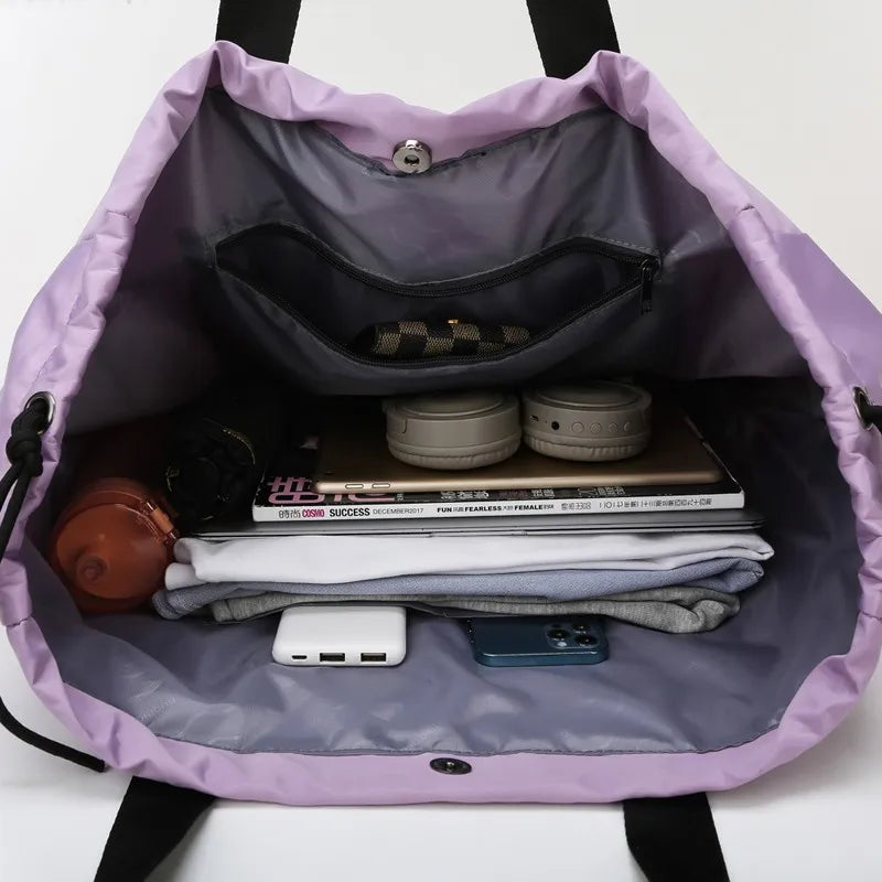 Women Large Handbags Fitness Gym Bag Multifunctional Sports Waterproof