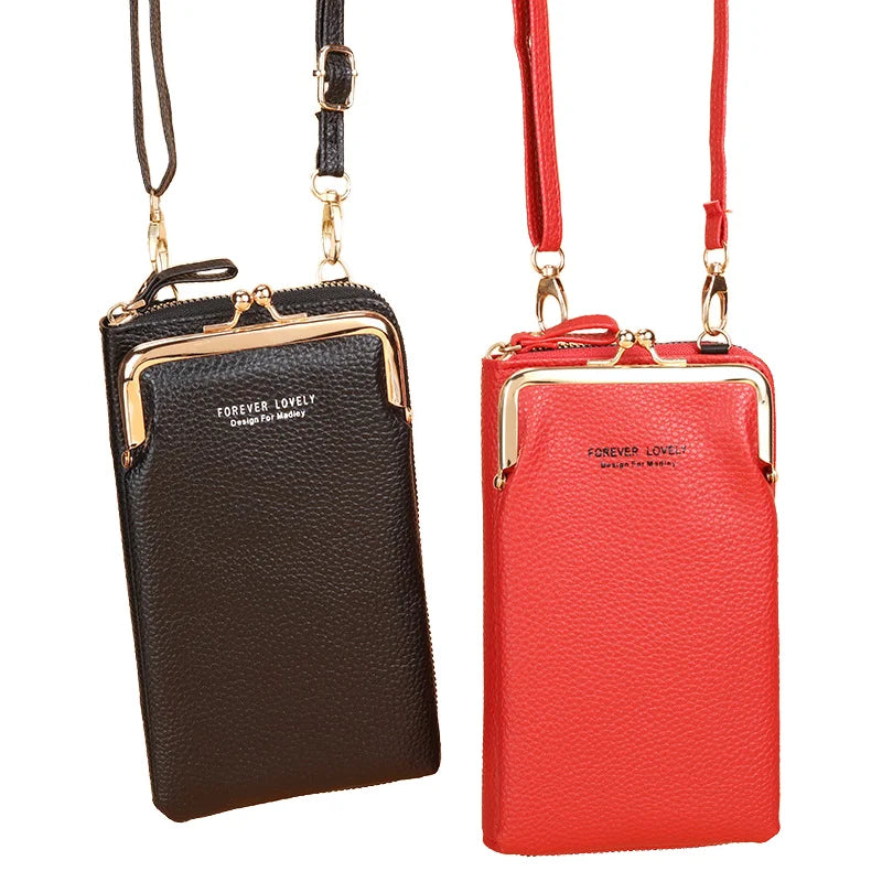 Women Mini Crossbody Bag & Handbag Clips Phone Packet Female Clutch Wallet
