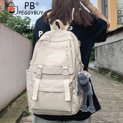 Women Nylon Backpack Portable Travel Waterproof Schoolbag