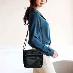 Women PU Leather Shoulder Crossbody Messenger Bag Casual Ladies Small Handbags