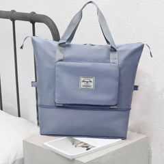 Women Patchwork Fitness Travel Shoulder Tote Bag Casual Ladies Handbags