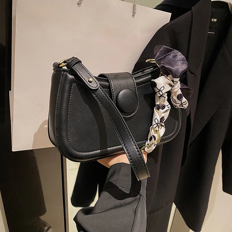 Women PU Leather Shoulder Bag High Ladies Small Tote Messenger Bags