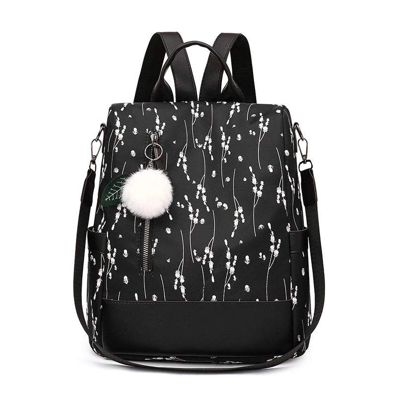 Women's College Wind Travel Shoulder Bag Backpack