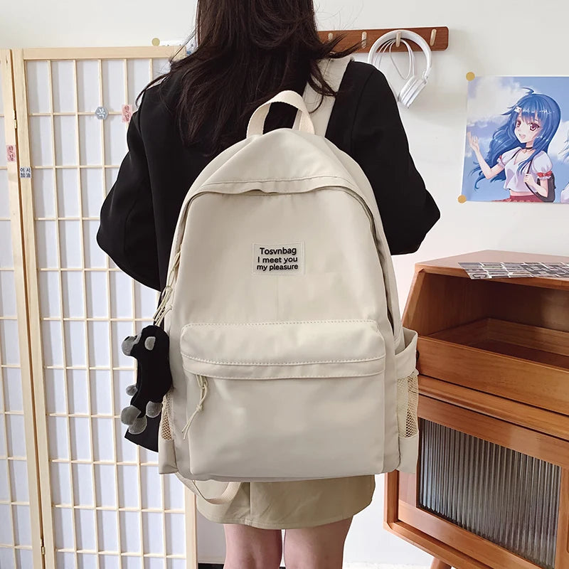 Women School Backpack Teenger Girl Mochila Bagpack Nylon Backpack