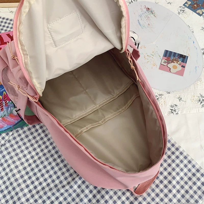 Women School Backpack Teenger Girl Mochila Bagpack Nylon Backpack