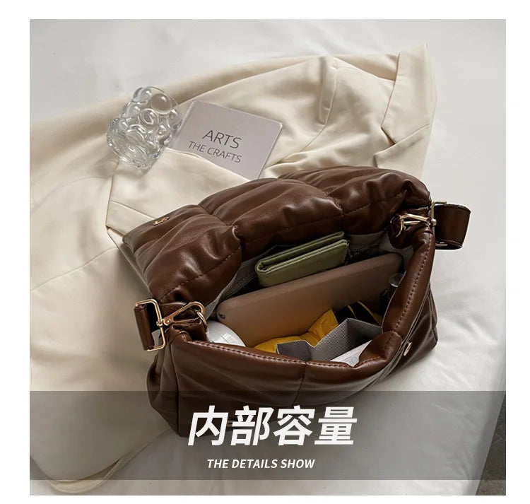 Women Shoulder Bag Casual PU Handbags Crossbodybag