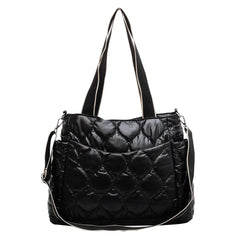 Women Shoulder Bag Large Capacity Tote Messenger Bag Padded Cotton
