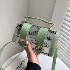 Women Shoulder Bag Transparent Messenger Female Handbag Crossbody Bags
