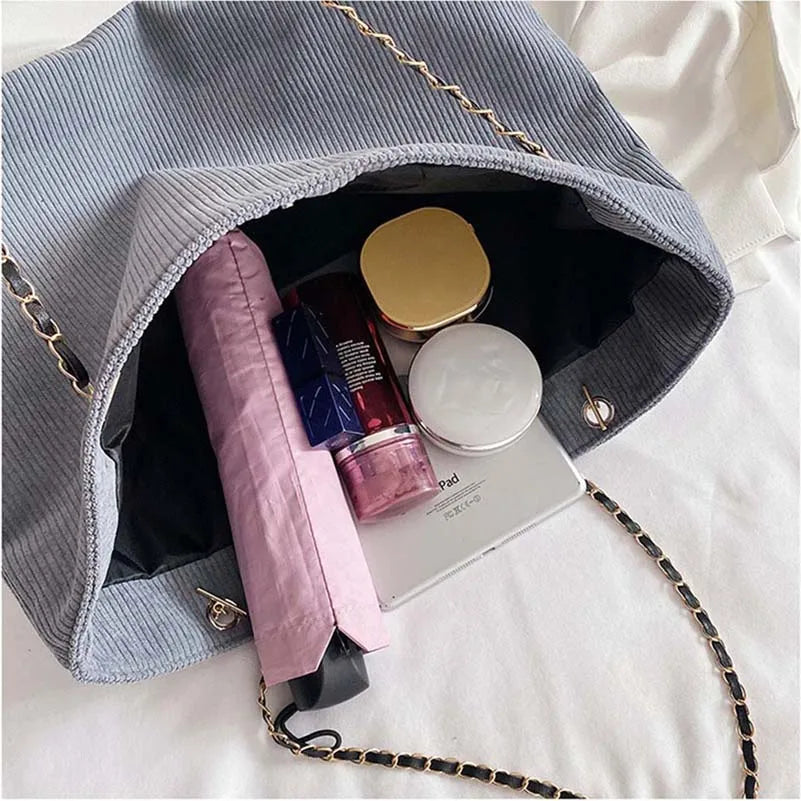 Large Capacity Chain Tote Bag for Women