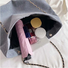 Large Capacity Chain Tote Bag for Women