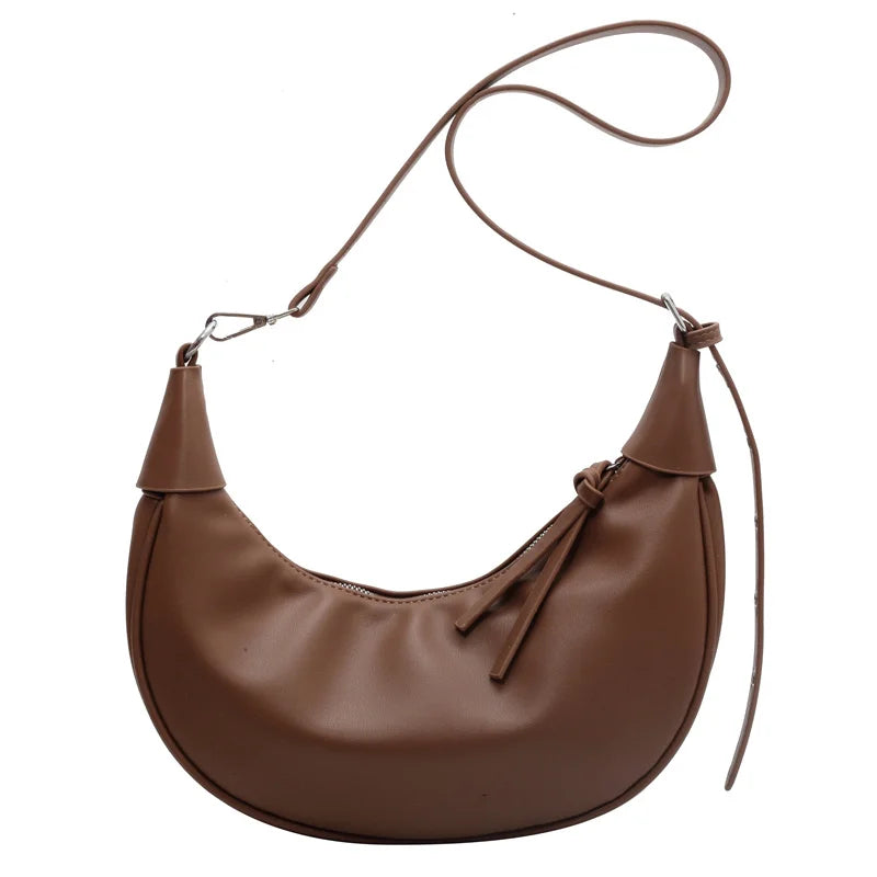 Women Shoulder Bags PU Leather Messenger Bag Casual Solid Crossbody Pack