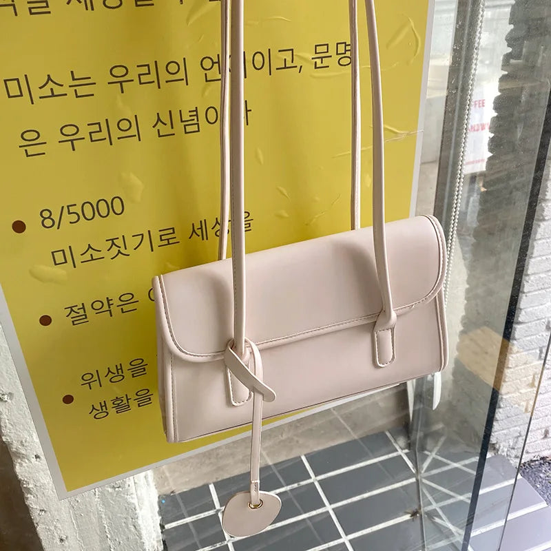 Women Shoulder Bags PU Leather Tassel Handbags