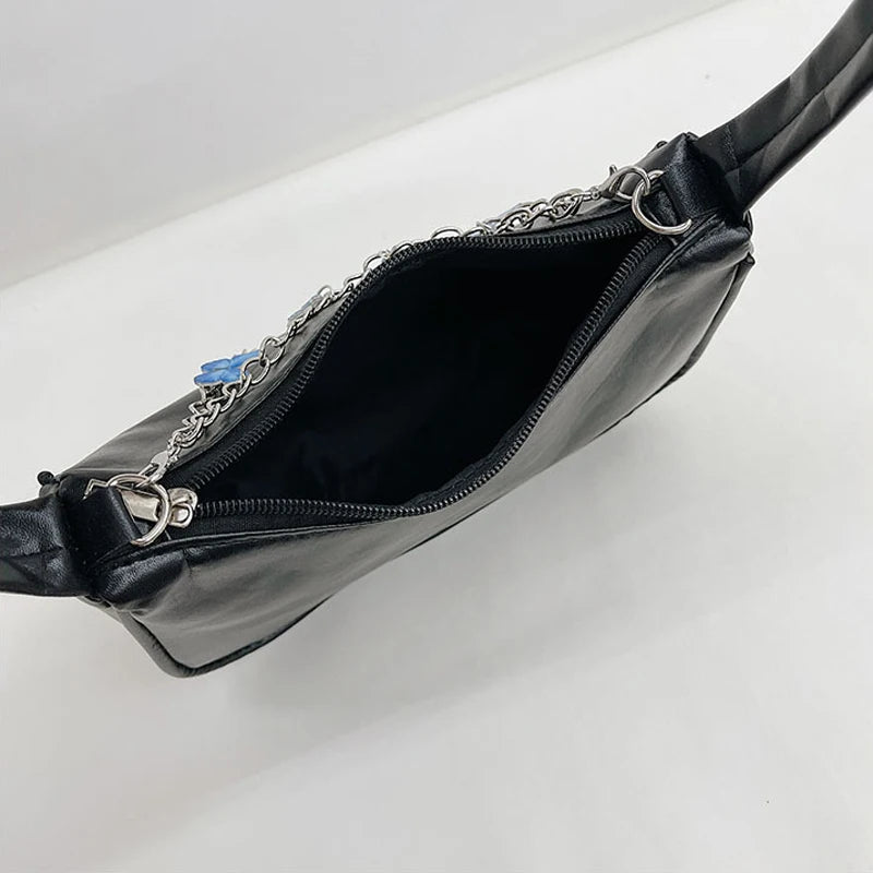 Women Shoulder Bags Butterfly Chain Underarm Bags Ladies Small Hobos