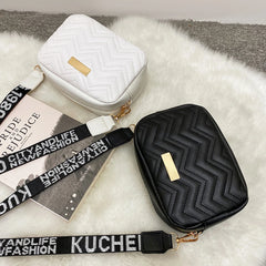 Women Shoulder Crossbody Bag PU Leather Casual Small Messenger Handbags
