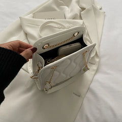 Women Shoulder Handbags Rhomboid Pattern Crossbody Satchels