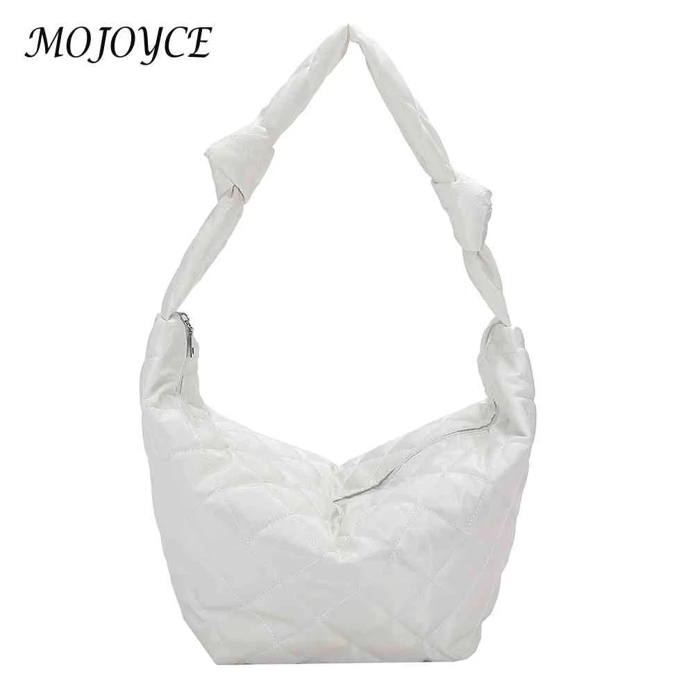 Women Cotton Padded Top-handle Totes Bags Nylon