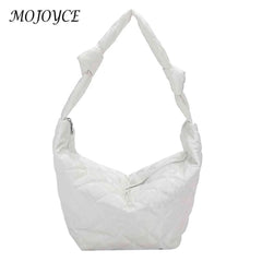Women Cotton Padded Top-handle Totes Bags Nylon