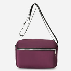 Women Shoulder Messenger Bag Nylon Oxford Lightweight Waterproof Zipper