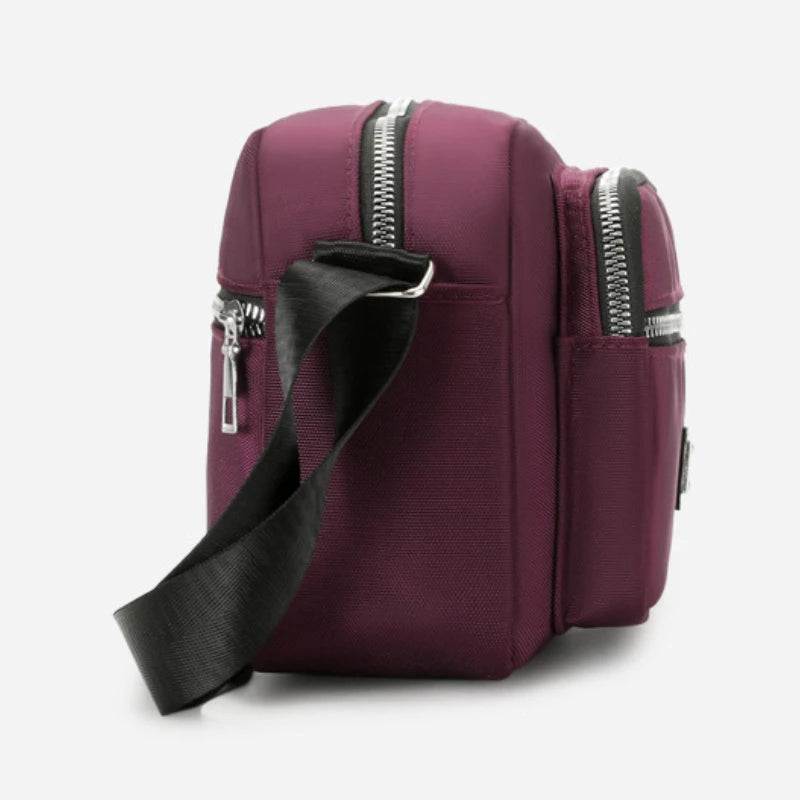 Women Shoulder Messenger Bag Nylon Oxford Lightweight Waterproof Zipper