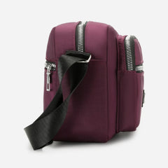 Women Shoulder Messenger Bag Nylon Oxford Lightweight Waterproof Zipper