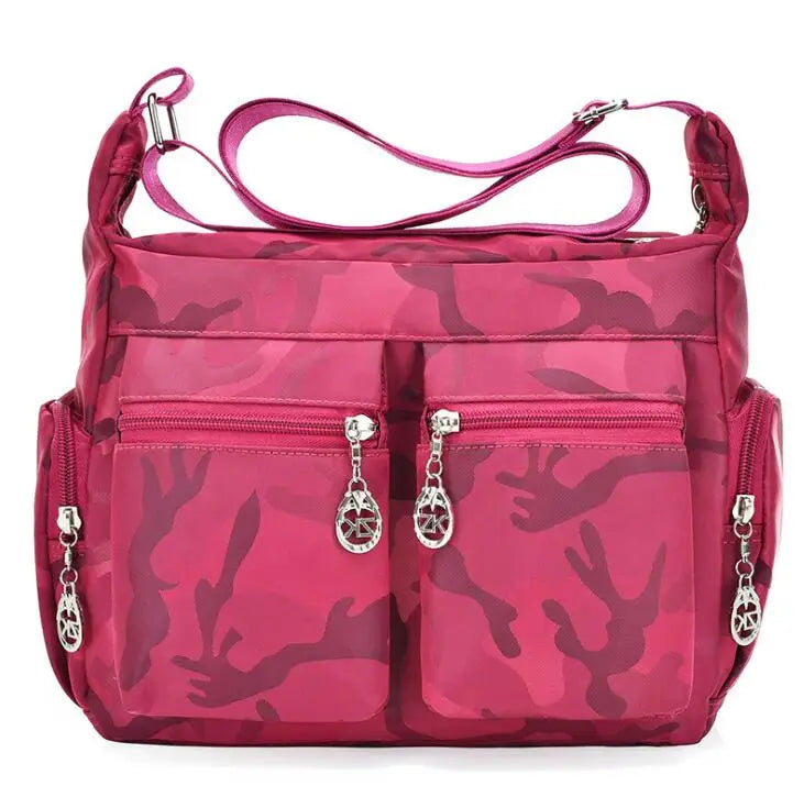 Women Shoulder Messenger Bag Waterproof Oxford Crossbody Bag Handbags Large
