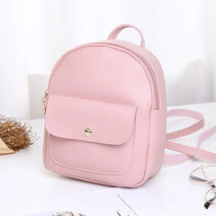 Women Small Backpack Letter Purse Mobile Phone Travel Bag