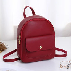 Women Small Backpack Letter Purse Mobile Phone Travel Bag