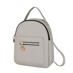 Women Small Bag Backpack Letter Mobile Phone Mini Backpack Women Pu Leather