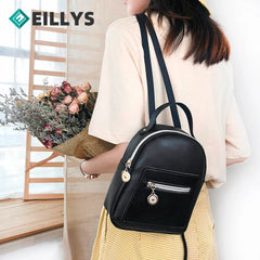 Women Small Bag Backpack Letter Mobile Phone Mini Backpack Women Pu Leather