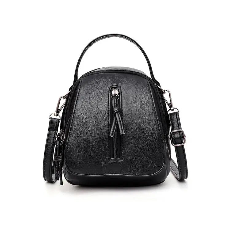 Women Soft PU Leather Flap Coin Purse Shoulder Messenger Bag