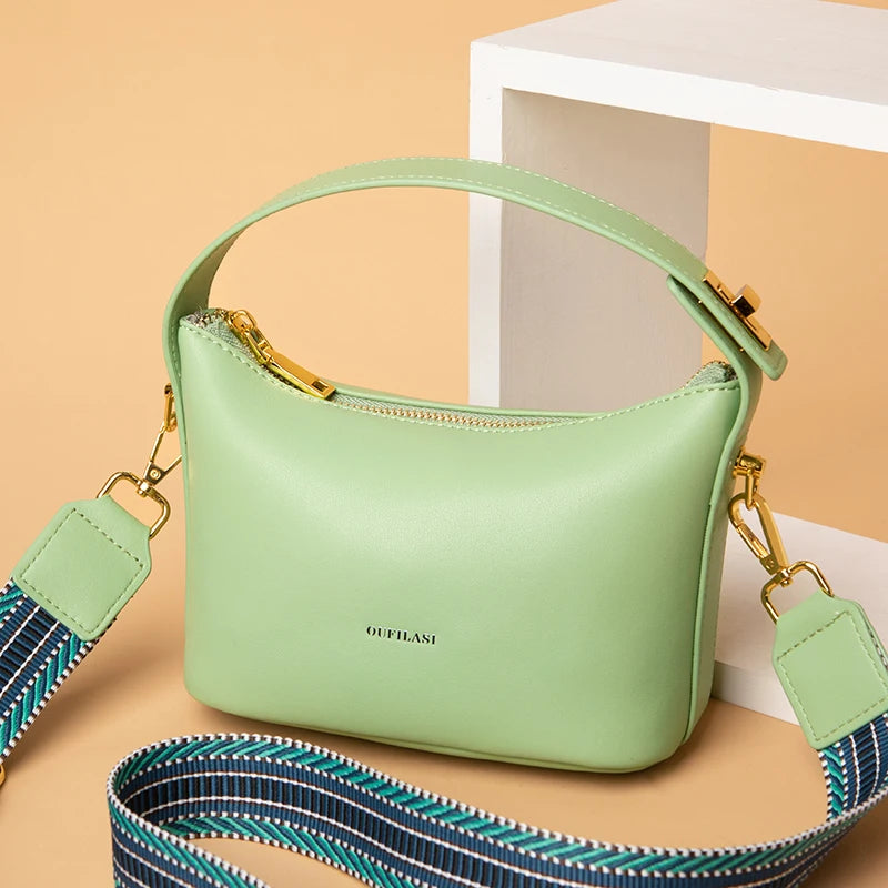 Leather Shoulder Bags For Women Totes Ladies Crossbody Bags