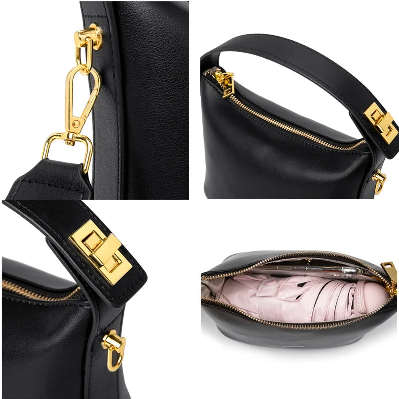 Leather Shoulder Bags For Women Totes Ladies Crossbody Bags