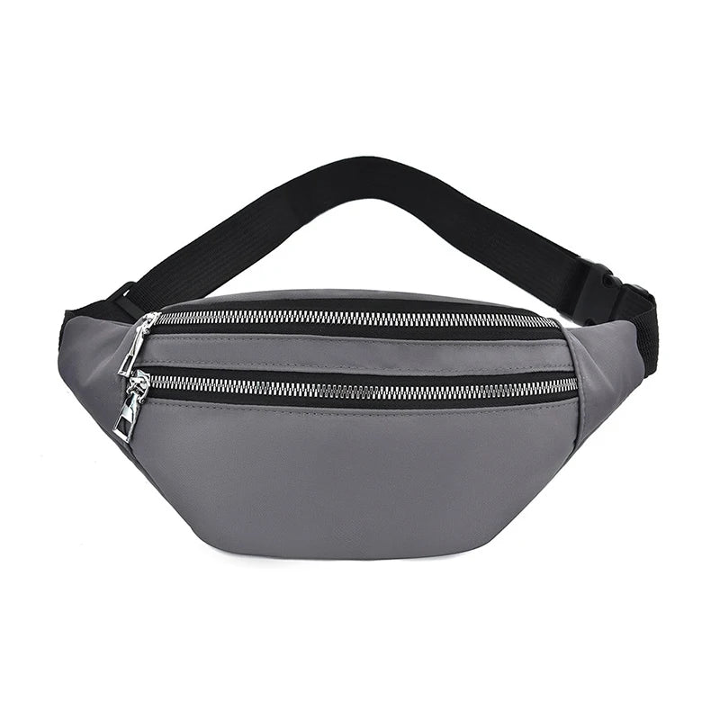 Nylon Waist Bag for Women - Cell Phone Belt Bag Outdoor Pouch