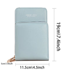 Women Wallets Card Pack Phone Bag Cartoon Print Storage Purse Crossbody Bags