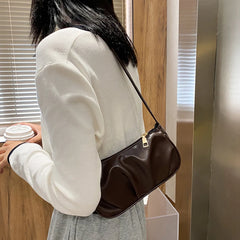 Chain Shoulder Bag PU Leather Handbag Casual Streetwear Summer Bag