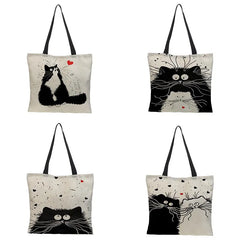 Animal Pattern Art Shoulder Bag High Capacity Women's Handbag