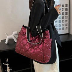 Women's Large Capacity Cotton Shoulder Crossbody Bag