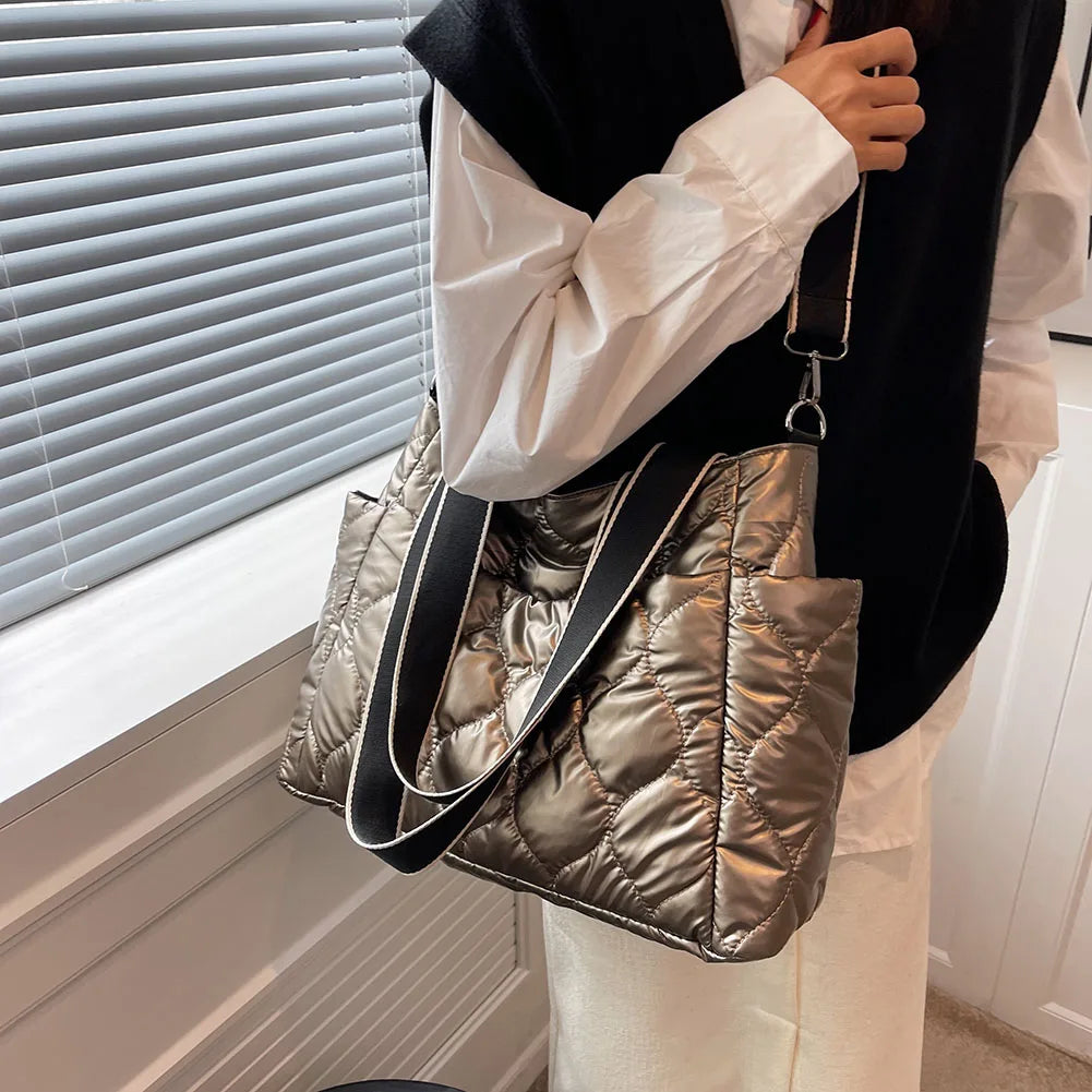 Women's Large Capacity Cotton Shoulder Crossbody Bag