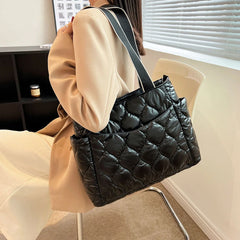 Women's Large Capacity Cotton Shoulder Crossbody Bag