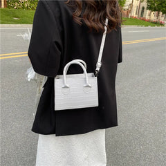 Crocodile Pattern Shoulder Bag All-match Handbags for Women Leather Tote Bag